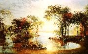 Jasper Cropsey Sunset Sailing China oil painting reproduction